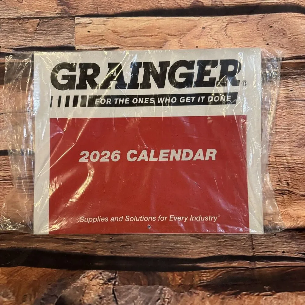 Grainger 2026 Wall Calendar - Supplies and Solutions for Every Industry - New
